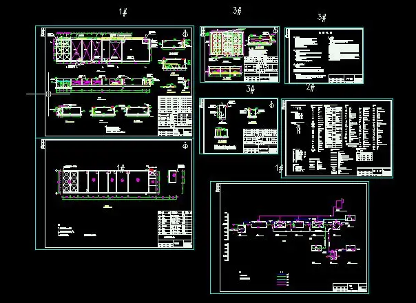 污水處理一體化設(shè)備圖紙|標準圖紙|工藝圖（一體化污水處理設(shè)備工藝圖）-2