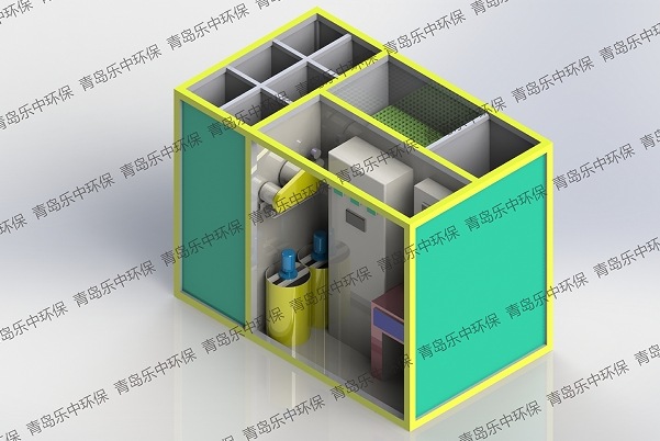 一體化凈水設備設計圖_青島樂中環(huán)保